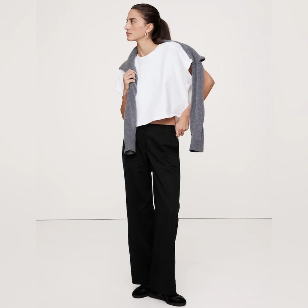 NWT Banana Republic Wide Leg Everyday Pant Size Small/Petite (#713473)